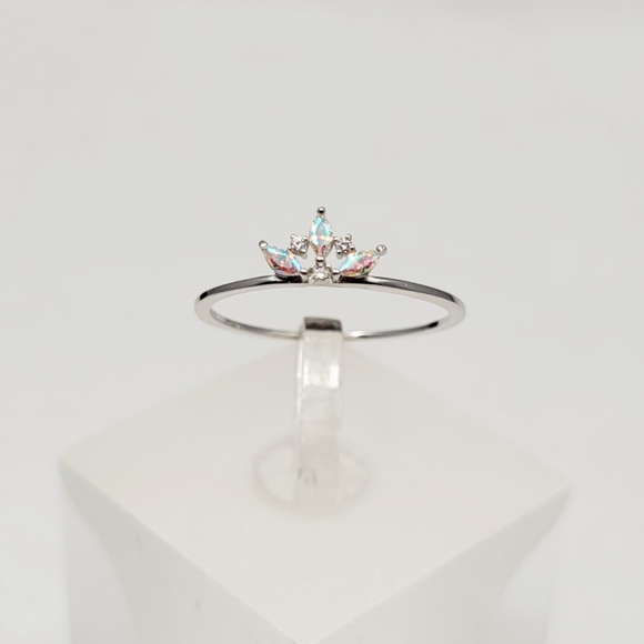 Sterling Silver Aurora Stack Ring - Picture 12 of 16